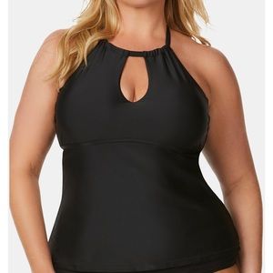 Plus Size Keyhole Tankini Top